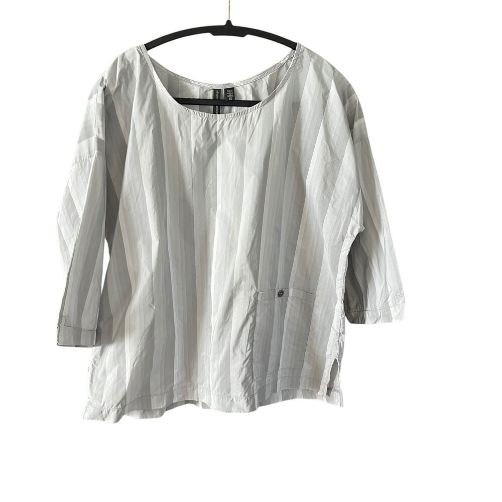 Shannon Passero Boxy Lightweight Blouse Top Size XS Artsy Art to Wear